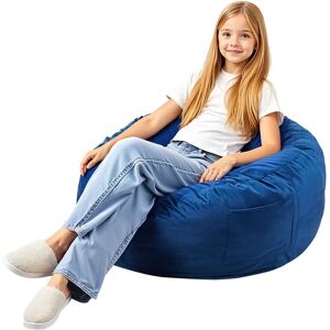 Vevor Blue Bean Bag Chair - Relaxing Comfort Vevor Blue Bean Bag Chair - Relaxing Comfort