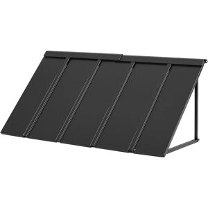 Succebuy Metal Awning 56x24 - Durable Steel Triangular Frame Succebuy Metal Awning 56x24 - Durable Steel Triangular Frame