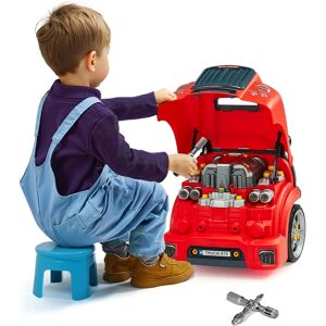 Succebuy Jouet Moteur Rouge - Set de Réparation Auto pour Enfants, 60 Pièces - Publicité Succebuy Jouet Moteur Rouge - Set de Réparation Auto pour Enfants, 60 Pièces - Publicité