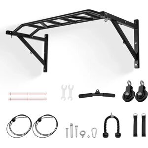 Succebuy Black 50in Pull Up Bar - Pull Up Bar Succebuy Black 50in Pull Up Bar - Pull Up Bar