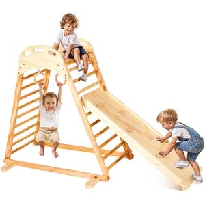 Vevor Parque Infantil de Madera 4 en 1 - Soporta 100 kg Vevor Parque Infantil de Madera 4 en 1 - Soporta 100 kg