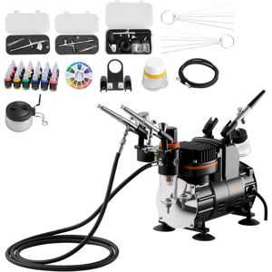 Kit Airbrush Succebuy - 3 Ugelli - Azione doppia - 1/6 HP Kit Airbrush Succebuy - 3 Ugelli - Azione doppia - 1/6 HP