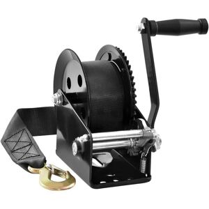 VEVOR Manual Winch 1500 lbs for Towing Marine - Heavy Duty with Polyester Strap VEVOR Manual Winch 1500 lbs for Towing Marine - Heavy Duty with Polyester Strap