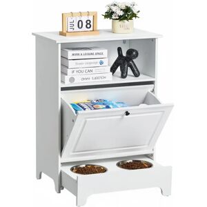 Vevor Pet Feeding Station with 2 Stainless Steel Bowls - Small Dog Vevor Pet Feeding Station with 2 Stainless Steel Bowls - Small Dog