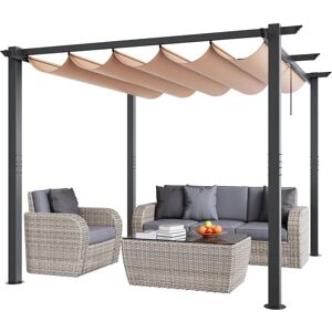 Succebuy 10'x10' Aluminum Pergola - Adjustable Sun Shade for Outdoors Succebuy 10'x10' Aluminum Pergola - Adjustable Sun Shade for Outdoors