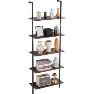 Vevor Wall Shelf 5 Tiers Square Tube 640x300x1825mm - Wall Shelf Vevor Wall Shelf 5 Tiers Square Tube 640x300x1825mm - Wall Shelf