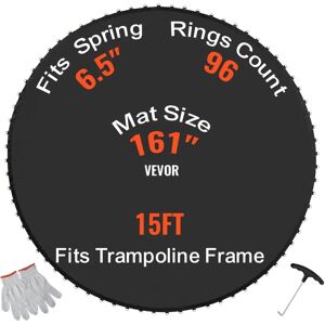VEVOR Trampoline Replacement Mat - 457 cm - Durable UV Resistant VEVOR Trampoline Replacement Mat - 457 cm - Durable UV Resistant