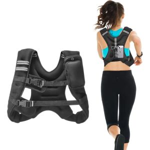 Vevor Adjustable Weighted Vest - Reflective Stripe - 12 lbs for Fitness & Training Vevor Adjustable Weighted Vest - Reflective Stripe - 12 lbs for Fitness & Training