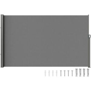 AUVENT LATÉRAL RÉTRACTABLE VEVOR - Gris - Imperméable, UV30, 160x300cm - Publicité AUVENT LATÉRAL RÉTRACTABLE VEVOR - Gris - Imperméable, UV30, 160x300cm - Publicité