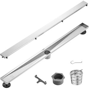 Vevor 36Inch Linear Shower Drain Offset with Tile Insert Cover - Shower Type Vevor 36Inch Linear Shower Drain Offset with Tile Insert Cover - Shower Type