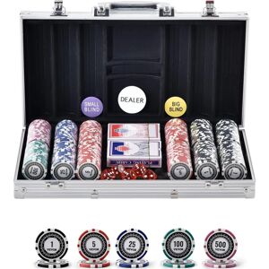 Vevor Poker Chips Set - 300 Pieces with Aluminum Case - Casino Quality Vevor Poker Chips Set - 300 Pieces with Aluminum Case - Casino Quality
