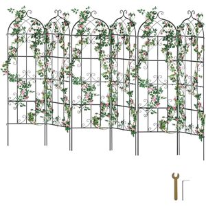 Vevor Garden Trellis Support Metal Grid for Climbing Plants 6Pcs 51x180cm Vevor Garden Trellis Support Metal Grid for Climbing Plants 6Pcs 51x180cm
