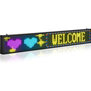 Succebuy Marchio P10 Display LED a Colori Flessibile - Pannello Digitale a Scorrimento Succebuy Marchio P10 Display LED a Colori Flessibile - Pannello Digitale a Scorrimento