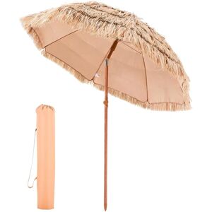 Succebuy Tiki Umbrella - Thatched 6 ft Beach Parasol with Tilt Succebuy Tiki Umbrella - Thatched 6 ft Beach Parasol with Tilt