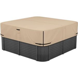 Succebuy Outdoor Hot Tub Cover - 85 x 85 x 20 Inch Waterproof Protector Succebuy Outdoor Hot Tub Cover - 85 x 85 x 20 Inch Waterproof Protector