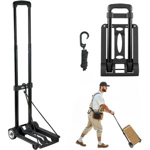 Succebuy Chariot Pliable Compact - 49,9 kg - Acier et Plastique Résistants - Publicité Succebuy Chariot Pliable Compact - 49,9 kg - Acier et Plastique Résistants - Publicité