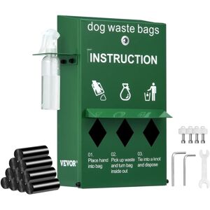 Vevor Dog Poop Bag Dispenser - Lockable, 600 Bags, Hand Wash, Wall Mount Vevor Dog Poop Bag Dispenser - Lockable, 600 Bags, Hand Wash, Wall Mount