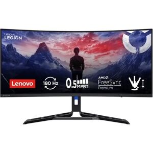 Lenovo Legion R34w-30 Monitor - 34 inch Ultra-wide 3440x1440, 180Hz, Curved Lenovo Legion R34w-30 Monitor - 34 inch Ultra-wide 3440x1440, 180Hz, Curved