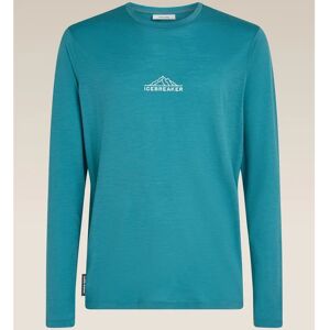 Icebreaker Blue Merino Long Sleeve T-shirt - Outdoor Technical Top Icebreaker Blue Merino Long Sleeve T-shirt - Outdoor Technical Top