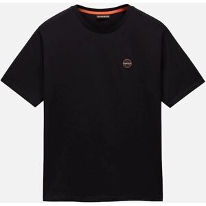 Napapijri S Badge T-Shirt White Heron - T-Shirt Napapijri S Badge T-Shirt White Heron - T-Shirt