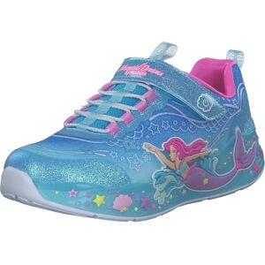 Skechers Mermaid Dream Lights Girls Sports Trainers - Blue - Sport Shoes Skechers Mermaid Dream Lights Girls Sports Trainers - Blue - Sport Shoes