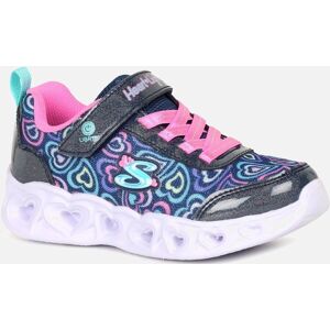 Skechers Girl's Heart Lights Boogie Navy Multi Trainers - Kids Casual Shoes Skechers Girl's Heart Lights Boogie Navy Multi Trainers - Kids Casual Shoes