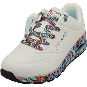 Skechers Uno - Verwüstete Liebe Weiß - Sneakers Skechers Uno - Verwüstete Liebe Weiß - Sneakers