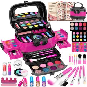 Hollyhi - 58pcs Kids Real Makeup Set - makeup set Hollyhi - 58pcs Kids Real Makeup Set - makeup set