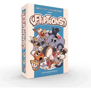 Thunderworks Games Fliptoons Board Game - fast deck-building fun Thunderworks Games Fliptoons Board Game - fast deck-building fun