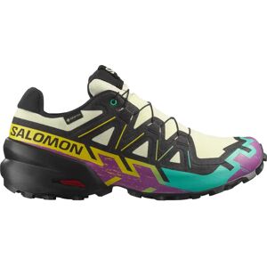 Salomon Speedcross 6 Gtx Pantofi de trail negri și galbeni Salomon Speedcross 6 Gtx Pantofi de trail negri și galbeni