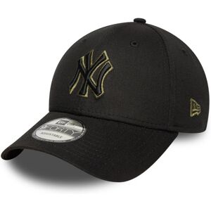 New Era 9Forty Strapback Cap OUTLINE New York Yankees Black New Era 9Forty Strapback Cap OUTLINE New York Yankees Black