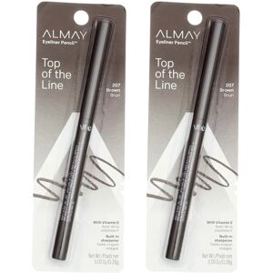 Almay Brown Eyeliner Pencil with Built-in Sharpener - Eyeliner Almay Brown Eyeliner Pencil with Built-in Sharpener - Eyeliner