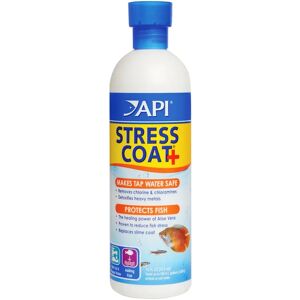 API Stress Coat Aquarium Water Conditioner - 16 oz Treats 946 Gallons API Stress Coat Aquarium Water Conditioner - 16 oz Treats 946 Gallons