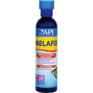 API MelaFix Traitement Antibactérien pour Poissons - 8 oz Bouteille - Publicité API MelaFix Traitement Antibactérien pour Poissons - 8 oz Bouteille - Publicité