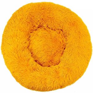 Unbranded Gold Yellow Pet Bed - 50cm Diameter Pet Bed for Dogs and Cats Unbranded Gold Yellow Pet Bed - 50cm Diameter Pet Bed for Dogs and Cats