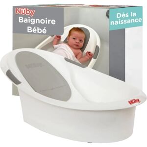 Nuby Bañera para Bebés Recién Nacidos con Soporte Antideslizante Integrado y Cojín Suave Bañera Blanca Adecuada desde el Nacimiento Blanca 1 Cuenta (Paquete de 1) Nuby Bañera para Bebés Recién Nacidos con Soporte Antideslizante Integrado y Cojín Suave Bañera Blanca Adecuada desde el Nacimiento Blanca 1 Cuenta (Paquete de 1)
