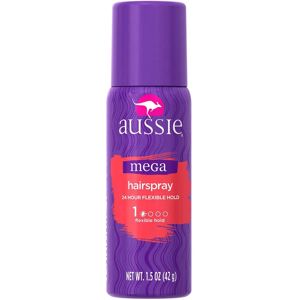 Aussie - Mega Hairspray - 1.5 fl oz - Hair spray Aussie - Mega Hairspray - 1.5 fl oz - Hair spray