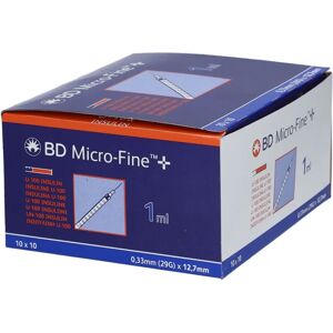 BD MicroFine Insulin Syringes 1ml - Sterile Disposable - U100 BD MicroFine Insulin Syringes 1ml - Sterile Disposable - U100