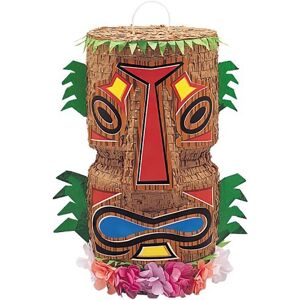 Unique Party 66107 Juego de fiesta Tiki - Decoración tropical Unique Party 66107 Juego de fiesta Tiki - Decoración tropical