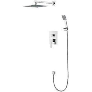 IBERGRIF Modèle 250250mm - Système de douche pluie avec douchette à main et support - Système de douche - Publicité IBERGRIF Modèle 250250mm - Système de douche pluie avec douchette à main et support - Système de douche - Publicité