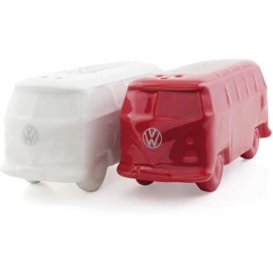 Volkswagen Bus Salt & Pepper Shakers - Red & White - Gift Box - Camper Van Volkswagen Bus Salt & Pepper Shakers - Red & White - Gift Box - Camper Van