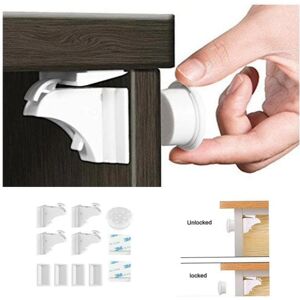 Otego Lasten lukko magneettinen 4 kpl - Magneettinen laatikon kansi Otego Lasten lukko magneettinen 4 kpl - Magneettinen laatikon kansi