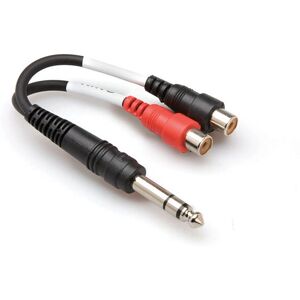 Hosa Technology YPR-102 6 pouces TRS vers Dual RCA câble audio Hosa Technology YPR-102 6 pouces TRS vers Dual RCA câble audio