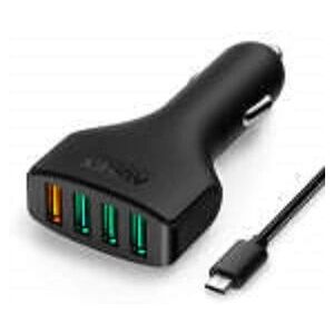 Cargador de Coche Aukey Negro con Quick Charge 3.0 - Cargador de Auto Cargador de Coche Aukey Negro con Quick Charge 3.0 - Cargador de Auto