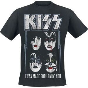 Kiss - I Was Made For Lovin' You - Lyhythihainen T-paita - Musta Kiss - I Was Made For Lovin' You - Lyhythihainen T-paita - Musta