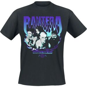 Pantera Cowboys From Hell Flames lyhythihainen T-paita - Mies - Musta - Virallinen kauppa Pantera Cowboys From Hell Flames lyhythihainen T-paita - Mies - Musta - Virallinen kauppa