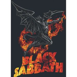 Black Sabbath Burning Demon Miesten T-paita S-3XL Lyhythihainen Black Sabbath Burning Demon Miesten T-paita S-3XL Lyhythihainen