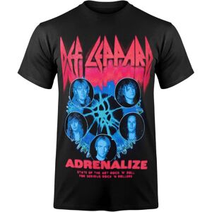 Def Leppard Adrenalize Tour 92 - Czarna T-shirt z krótkim rękawem - Mężczyzna Def Leppard Adrenalize Tour 92 - Czarna T-shirt z krótkim rękawem - Mężczyzna