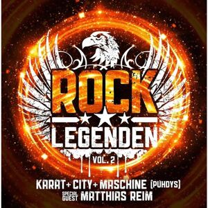 Karat City Puhdys Matthias Reim - Légendes du Rock Vol. 2 - Album de Musique - Publicité Karat City Puhdys Matthias Reim - Légendes du Rock Vol. 2 - Album de Musique - Publicité