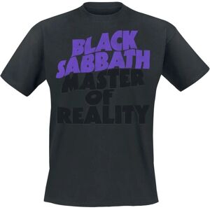 Black Sabbath Master Of Reality Tracklist Svart T-skjorte - T-Shirt Black Sabbath Master Of Reality Tracklist Svart T-skjorte - T-Shirt